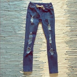 Size small/25 fashion nova denim jogger